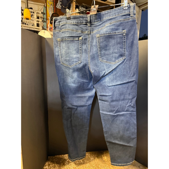 Women's Torrid Bombshell Skinny Jeans Plus Size 18 short Blue - Picture 1 of 5